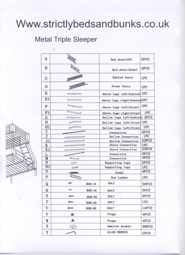 Bed Parts